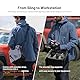 PGYTECH OnePro Flex 40L Rucksack Wasserdicht + Größe M Kamera Einsatztasche,Kamerarucksack Set für DSLR/SLR/Spiegellose Kameras/Objektive Stativ,Regenschutz Fotorucksack Wandern mit Laptopfach,Schwarz