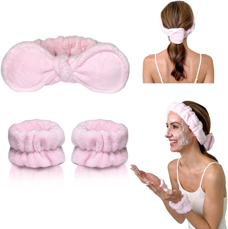 Gnarley Charley Face Washing Wristbands and Headband Set