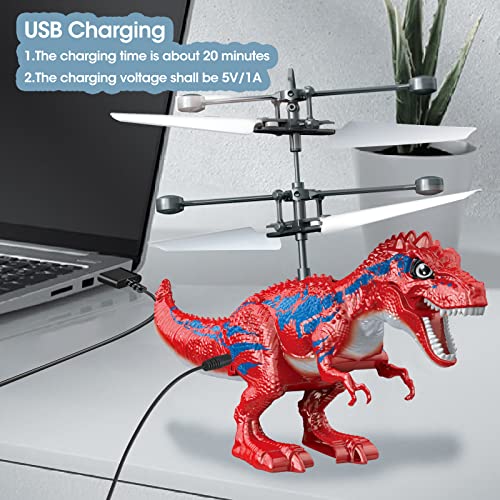 image for KPPIT Dinosaur Toys Upgraded Flying Toy Ball Infrared Induction RC Fly