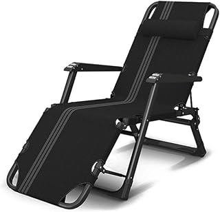 Conjuntos de móveis de jardim espreguiçadeira, espreguiçadeira dobrável para banhos de sol para acampamento cadeiras de jardim cadeira dobrável de gravidade reclinável à prova d'água espreguiçadeiras de metal para escritório ao ar livre bonito