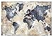 GUXUE Casse-Tête 1000 Pièces, Puzzle Adulte, Puzzle en Bois, Jouets Éducatifs, Cadeaux pour Enfants,Carte du Monde