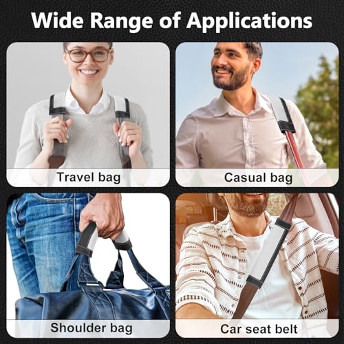 Image of SEG Direct Black and White Seat Belt Pads Pack of 2