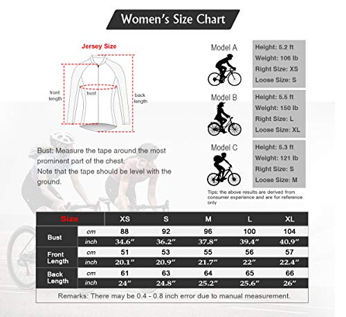 Catena X011W10L Women'S Cycling Jersey Long Sleeve Shirt Running Top Moisture Wicking Workout Sports T-Shirt Womens Summer Tops Rose thumb #6