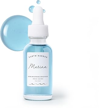 Earth Harbor | MARINA Biome Brightening Ampoule - Brightens & Balances | Blue Tansy + Spirulina + Squalane | 1 fl oz