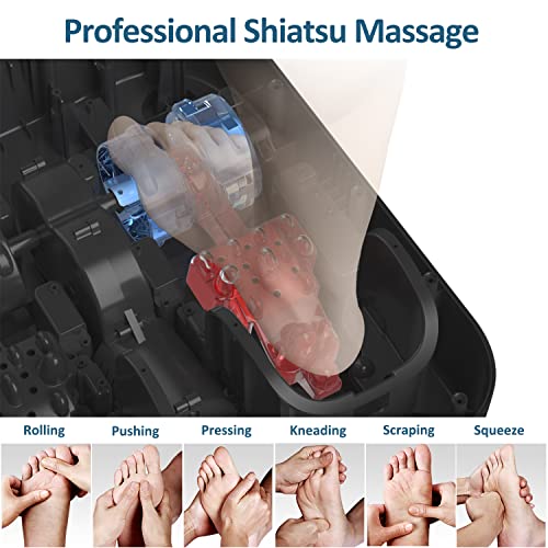 Mountrax Foot Massager Machine With Heat, Gifts For Women Men, Foot Massager For Plantar Fasciitis And Relieve Pain, Deep Kneading Shiatsu Foot Massager, Fits Feet Up To Men Size 12 #TOP4