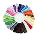 WINOMO 24pcs Crochet élastique serre-têtes bandeaux élastiques à cheveux pour bébé filles tout-petit