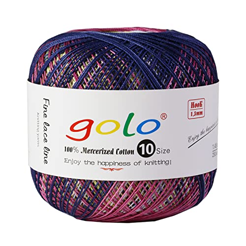 golo Crochet Thread Size 10 Yarn for Hand Knitting Crochet Yarn