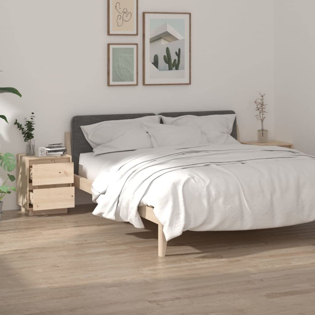 cocoroomページ Amazon.com: CUMYZO Bedside Cabinet Set of 2 Natural Wood