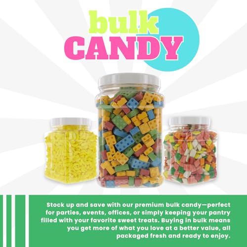 Candy 2.5LB - Original Soft Chewy Fruit Candy en frasco cuadrado miniatura 2