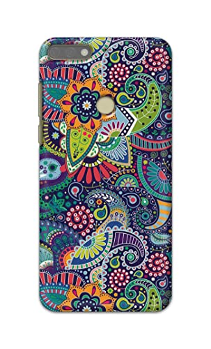 Image of Printed Hard Back Cover Case for Honor 7C | Huawei Y7 Prime 2018 | Huawei Y7 2018 | Nova 2 Lite Back Cover (Miraculous Patterns) -1803