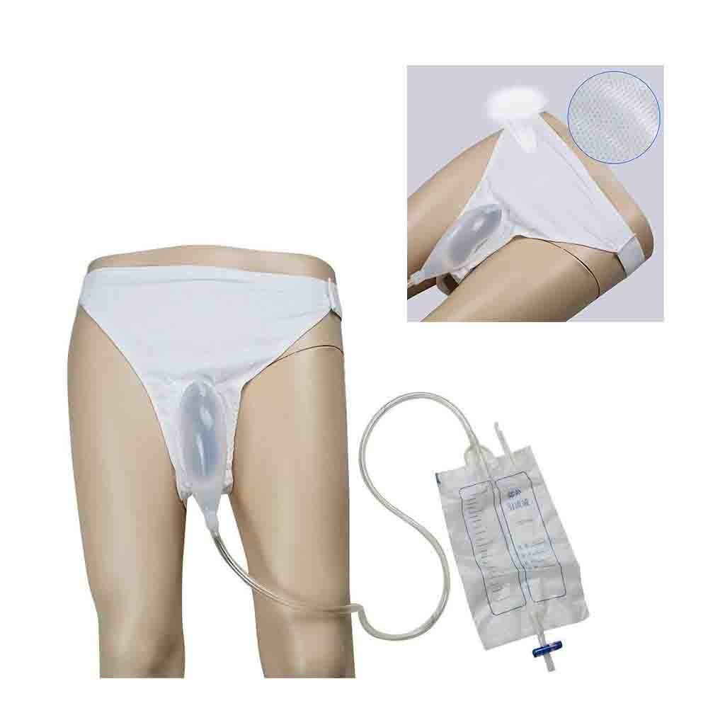 Buy Wearable Urine Collector, Portable Reusable Male Urinal for