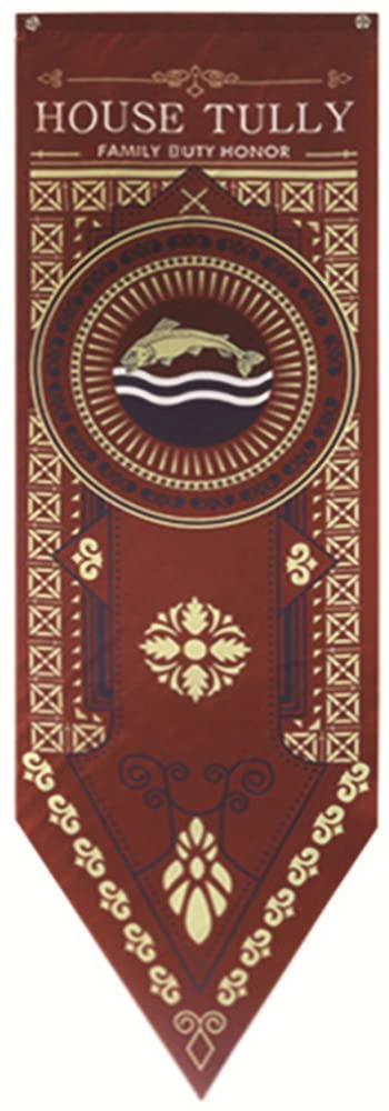 game thrones art - game thrones Tully house banner 151X47CM