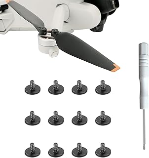 Mini 4 Pro Propeller Screw Pack Kit with Screwdriver, Propellers Repair Parts Replacement Spare Parts for DJI Mini 4 Pro/Mini 3 Pro Accessories (12pack)