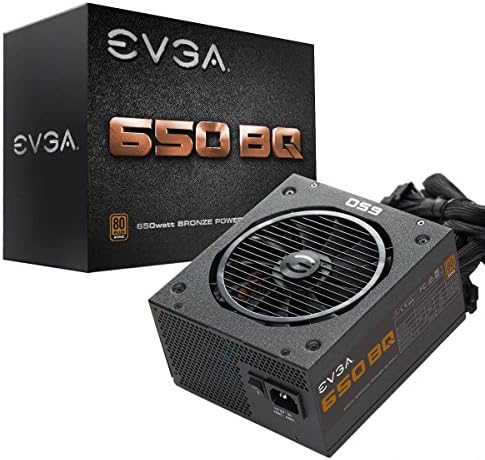 Evga 750 Bq, 80+ Bronze 750W, Semi Modular, Includes Free Power on Self Tester, Power Supply 110-Bq-0750-V3, Black