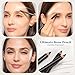 The BrowGal Eyebrow Pencil with Spoolie & Built in Sharpener - Shade 01 Black - Waterproof & Buildable Brow Pencil with Hair Like Strokes - Natural Looking, Soft Finish