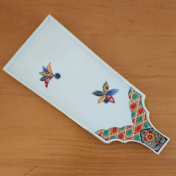 Amazon.co.jp: 美濃焼 翔山窯 羽子板型 銘々皿揃 5枚セット 縁起物