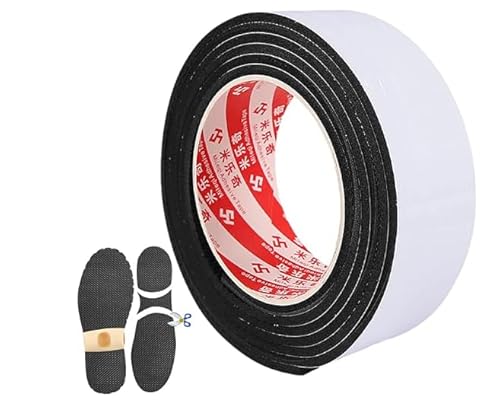 耐磨耗チェック柄ソール サイレントステッカー ハイヒール用サイレントパッド 滑り止めソールステッカー 粘着靴穴補修 靴底補修ピース 靴底補修用ゴムシートソール (100mm*2m)