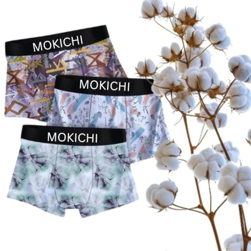 Image of Men's Printed Boxer Briefs Pack of 3 | Soft Stretch Trunks Underwear for Men | Breathable, Comfortable,