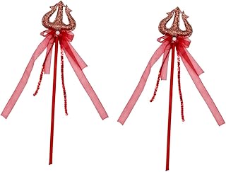MUSISALY 2 Peças Cetro Adereços Varinha Infantil Varinha De Bruxa Varinha De Festa Varinha De Halloween Adereços De Maquiagem Varinha De Maquiagem Varinha De Fada Do Diabo Cetro Adereços