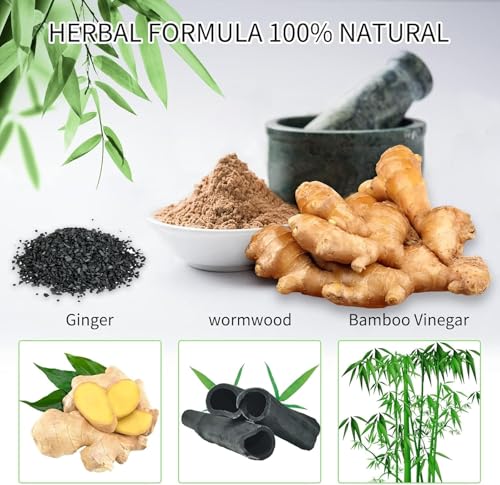 20 Stück Entgiftungspflaster Füße,Detox Fußpflaster Entgiftung,Entgiftungspflaster Füße Original,Deep Cleansing Foot Pads,für Stressabbau & Tiefschlaf 100% natürliche Fußpads (Wermutgras)