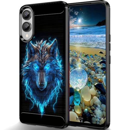 Coque protection fine Samsung S25 Edge 6.7 motif loup