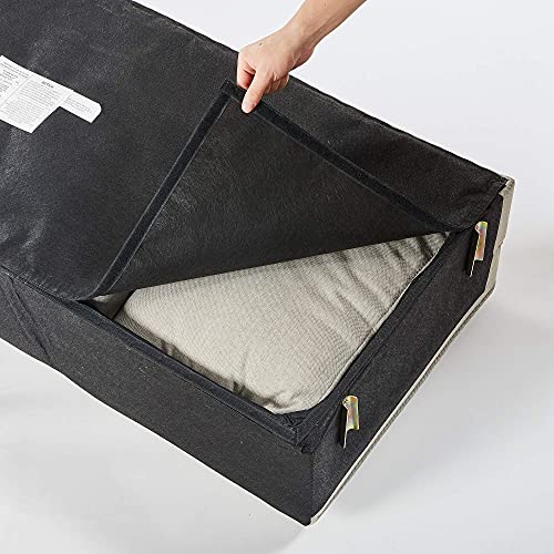 Mellow Hana Modern Linen Fabric Loveseat/Sofa/Couch With Armrest Pockets, Sand Grey #TOP7