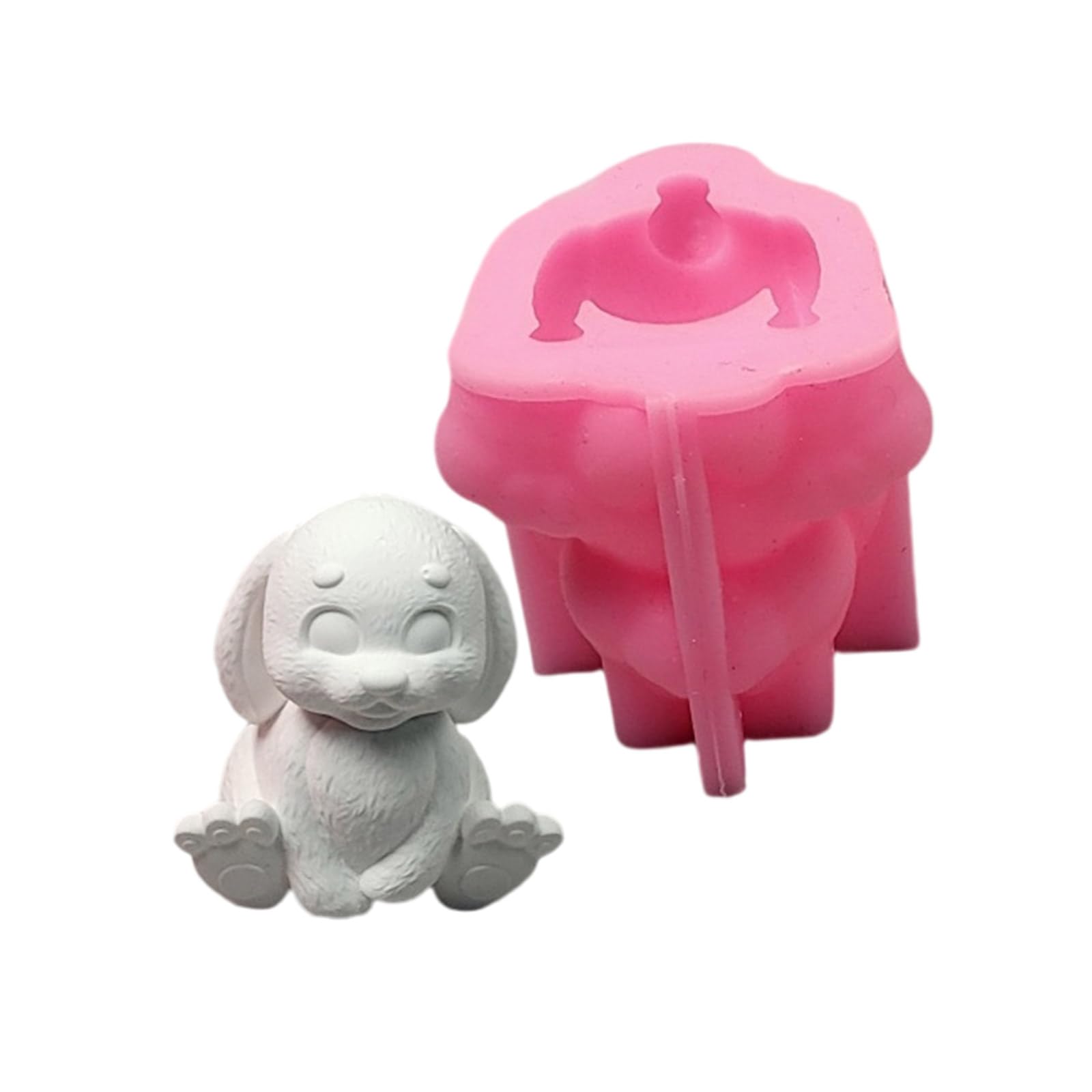 Kalttoy Lovely Animal Molds Castings Molds 3D Rabbits Silicone Plasters Ornament Making