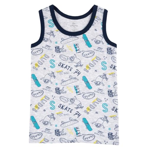 Chicco, Camisetas Interiores Niño y Niña, 4 Camisetas sin Mangas, 100% Algodón, Ropa Interior Niño y Niña, Designed in Italy