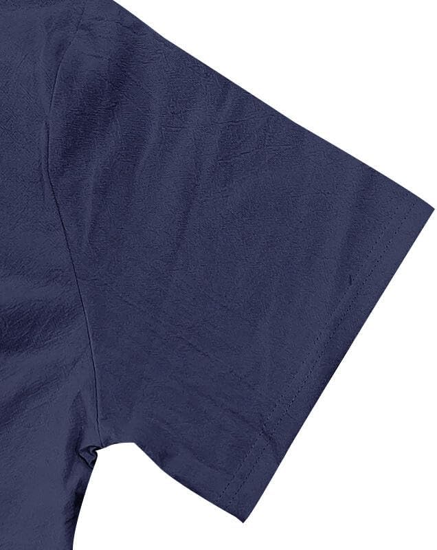 LIZALIG Men's Casual Linen Blend Shirt Short Sleeve Hooded Pullover 1/4 Button Henley Shirt for Vacation and Daily Wear - Image 5