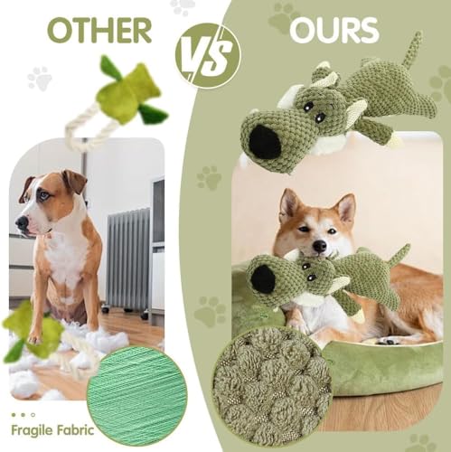 Juguete mordible y sonoro para perros de peluche miniatura 4