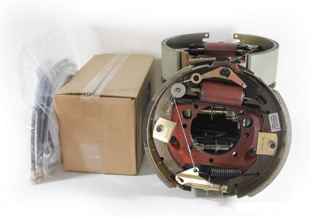 Electric/Hydraulic Drum Brake Conversion Kit for Dexter & Lippert 10K General Duty Axles 12-1/4"x 3-3/8" Shoes 7-Bolt Mount Tandem Axle Kit Includes Actuator