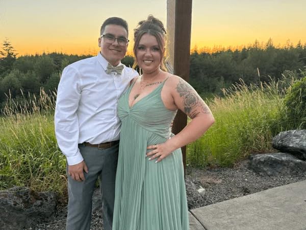 Women's V Neck Pleated Bridesmaid Dresses Long Spaghetti Strap Sleeveless Formal Dress DI2553