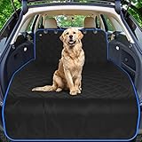 Active Pets Cotton SUV Cargo Liner for Dogs, Durable Non Slip Vehicle Seat Cover, Protects Against Dirt & Fur, Pet Cargo Liner for SUV & Trucks, Large Size Trunk Cover for Dogs Universal Fit - Blue