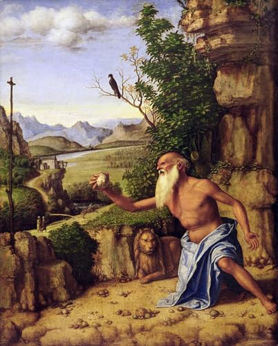 Peintures paysages de Cima Da Conegliano pour la décoration murale du salon