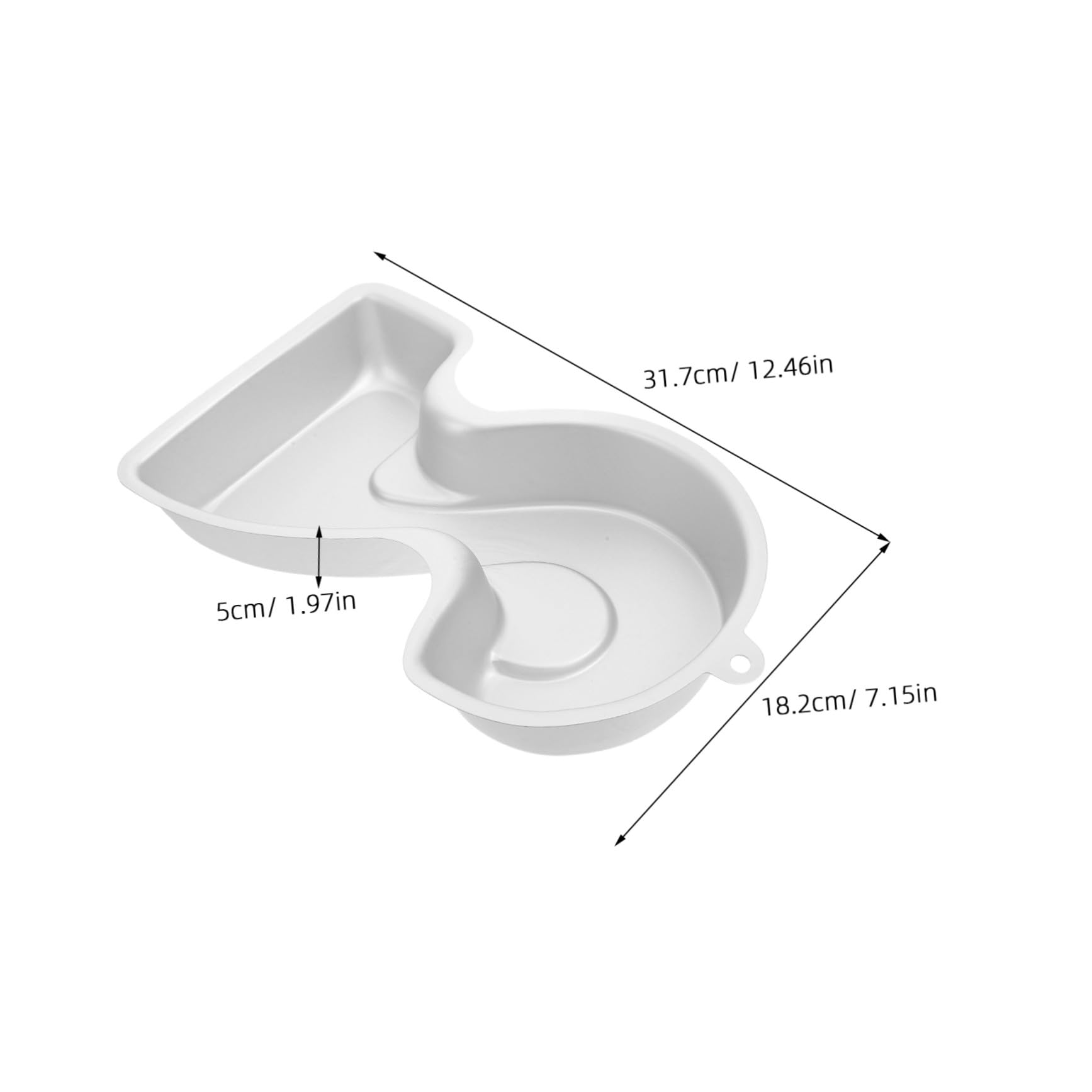 ABOOFAN 3 Pièces Moule à gâteau numérique cuisson de moules à gâteaux alliage d'aluminium