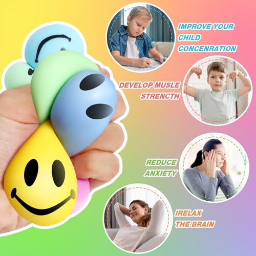 16 Pack Mini Slow Rising Stress Cube, Square Fidget Ice Cube Stress Balls, Stretchy Fidget Toy for Anxiety Stress Relief, Classroom Prize Cube Squishies for Adults Kids Children Teens Party Favors - Image 5