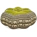 Livasia | Zafu (Grand étoilede) | Coussin de Méditation | Ø 40 cm | Rembourrage de Qualité en Kapok | Coussin de Sol | Yoga | Zen