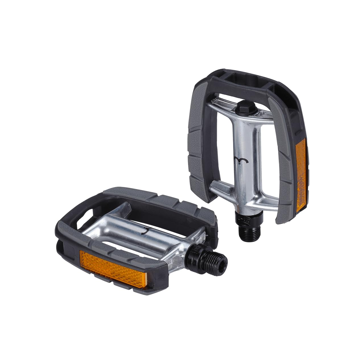 BBB ComfortLight Anti Slip Trekking Pedals Black Silver BPD-43