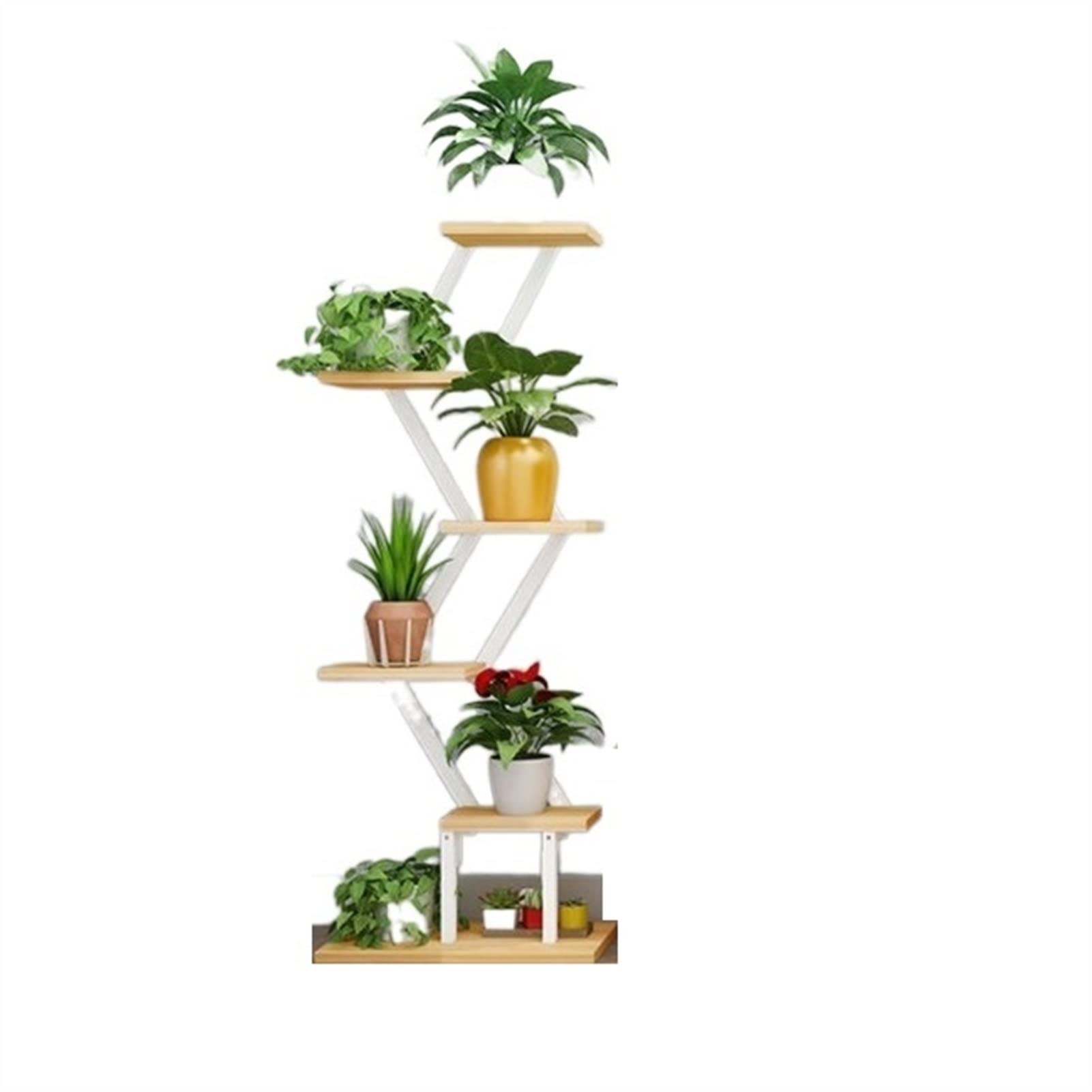 SnamicE Flower Stand Wrought Iron Bedroom Dormitory Flower Shelf Flower Pot Rack Multi-Layer Floor Plant Stand Plant Stand,
