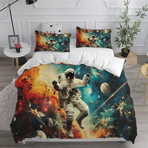Housses de couette 3D faciles d'entretien lit Super King fermeture éclair rapide - 6