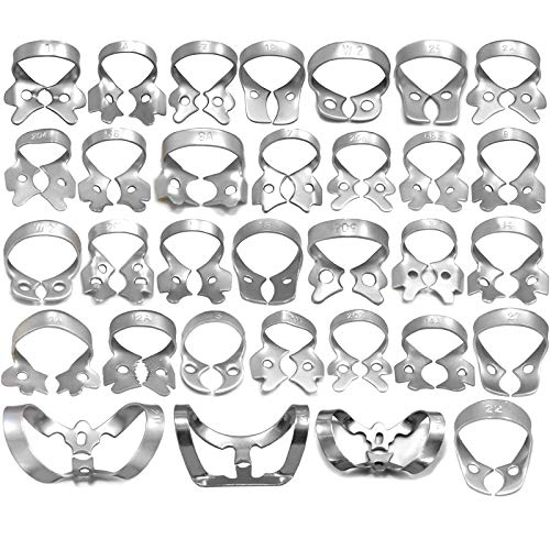 Medspo QT-YCN5-0417 Professional Dental Rubber Dam Clamps cover