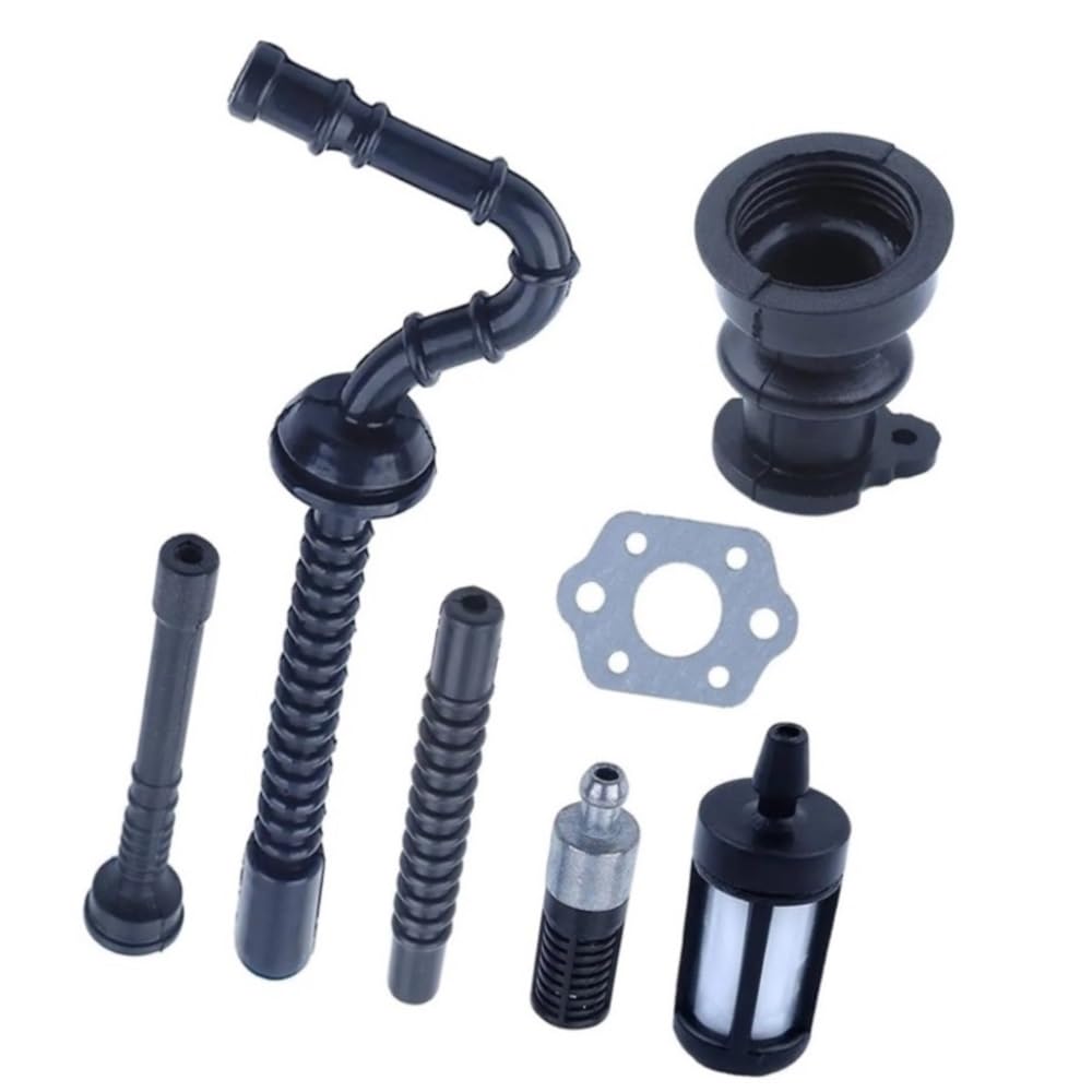 Kit de juntas de filtro de colector para reparar pérdida de potencia en motosierra 025