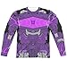 Popfunk Transformers Shockwave Costume Front Back Print 100% Polyester Adult Long Sleeve Costume T Shirt for Men & Women, X-Large