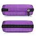 Hipiwe Hard Shell Essential Oil Carrying Case Holds 12 Bottles (Can hold 5ml, 10ml, &10ml Rollers) Travel Size Essential Oils Bag Organizer Perfect for Essential Oils Bottle (Purple)