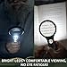 SeeZoom Lighted Magnifying Glass 3X 45x Magnifier Lens - Handheld Magnifying Glass with Light for Reading Small Prints, map, Coins and Jewelry - LED Seniors Magnifier for Close Work