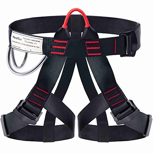 Climbing belts, Rock Climbing belt, Safety Belts for Rappelling Fire Rescuing Tree Climbing, Half Body belt for Women Man and Novice