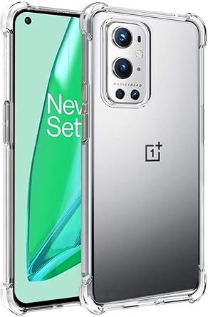 Oneplus 9 Pro Case, Case for Men and Women,Anti-Drop Shockproof Two-Color Soft TPU Cases for Oneplus 9 Pro 6.7" Clear