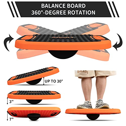 Spart Multifunctional Aerobic Platform,4-In-1 Adjustable Stepper Platform,Push Up Stand,Balance Board,Slant Board,Plank Board For Cardio Workouts And Strength Training #TOP4
