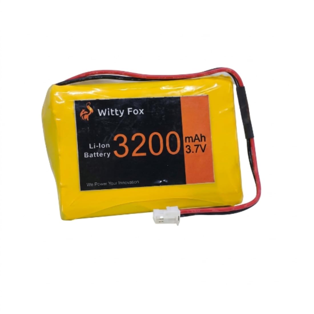 Witty Fox 3.7V 3200Mah Rechargeable Li-Ion Battery | Lithium Ion Battery with 2 Pin JST Connector-picture-10