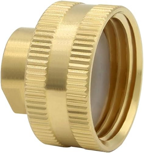 Vista 15 de Hooshing Adaptador giratorio de manguera de jardín de latón 3/4 "GHT a 1" NPT hembra a hembra conector de tuberías